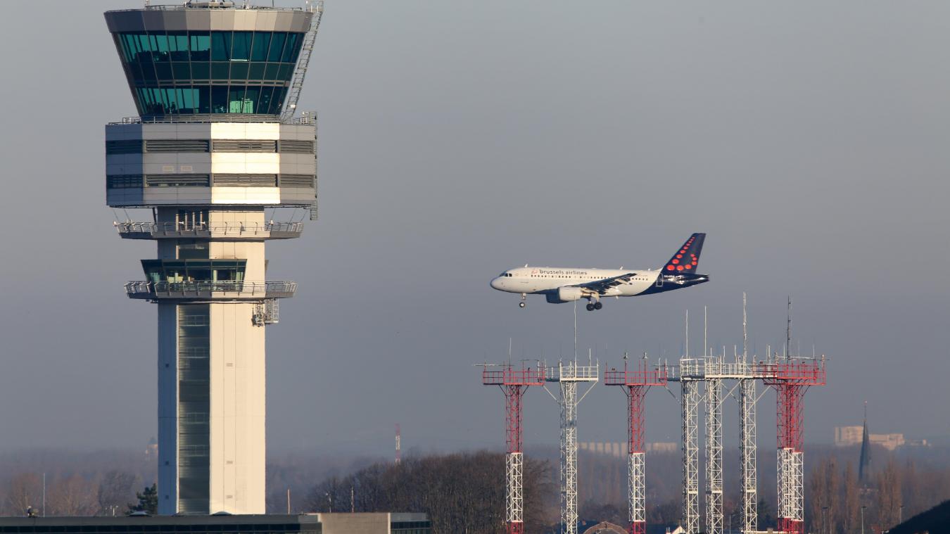 <p>Eine Maschine von Brussels Airlines im Landeanflug auf Zaventem.</p>