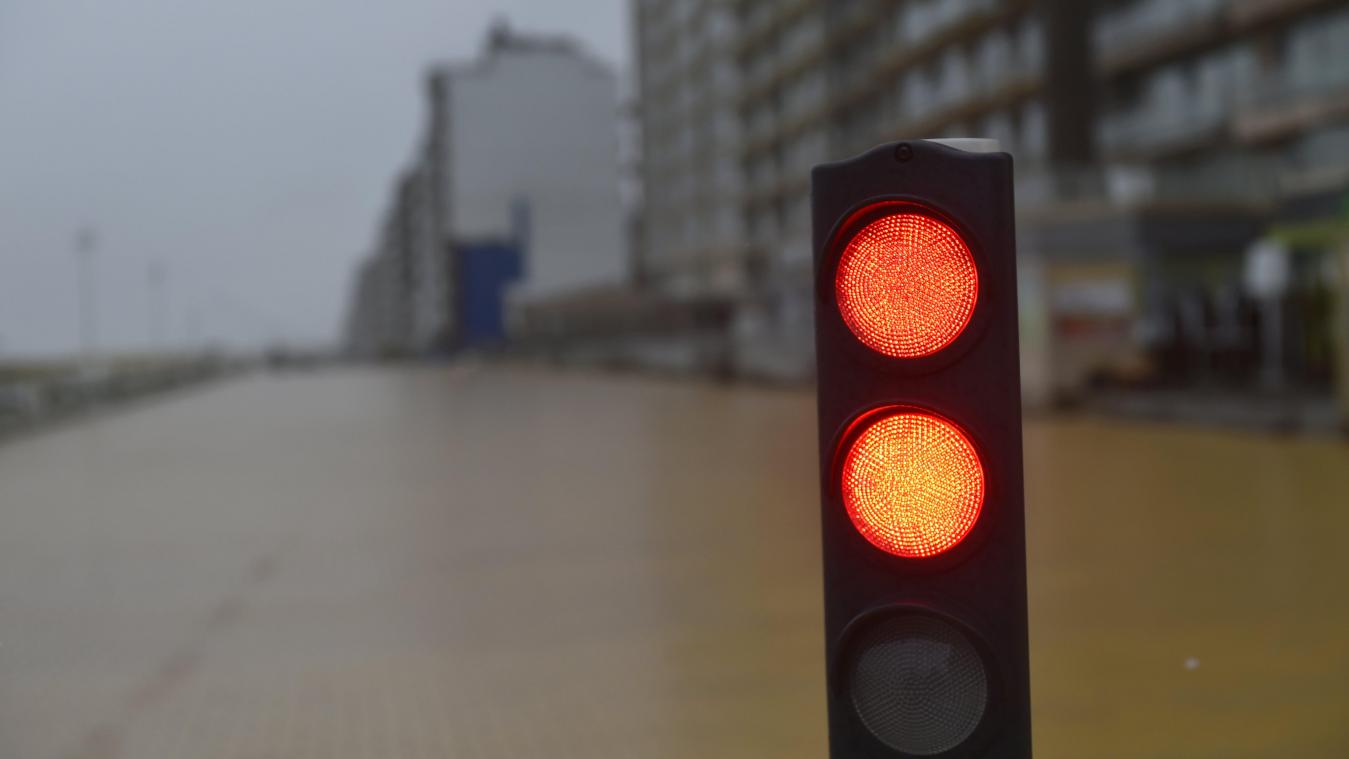 <p>An der Küste (hier: Nieuwpoort) gilt Warnstufe Orange.</p>