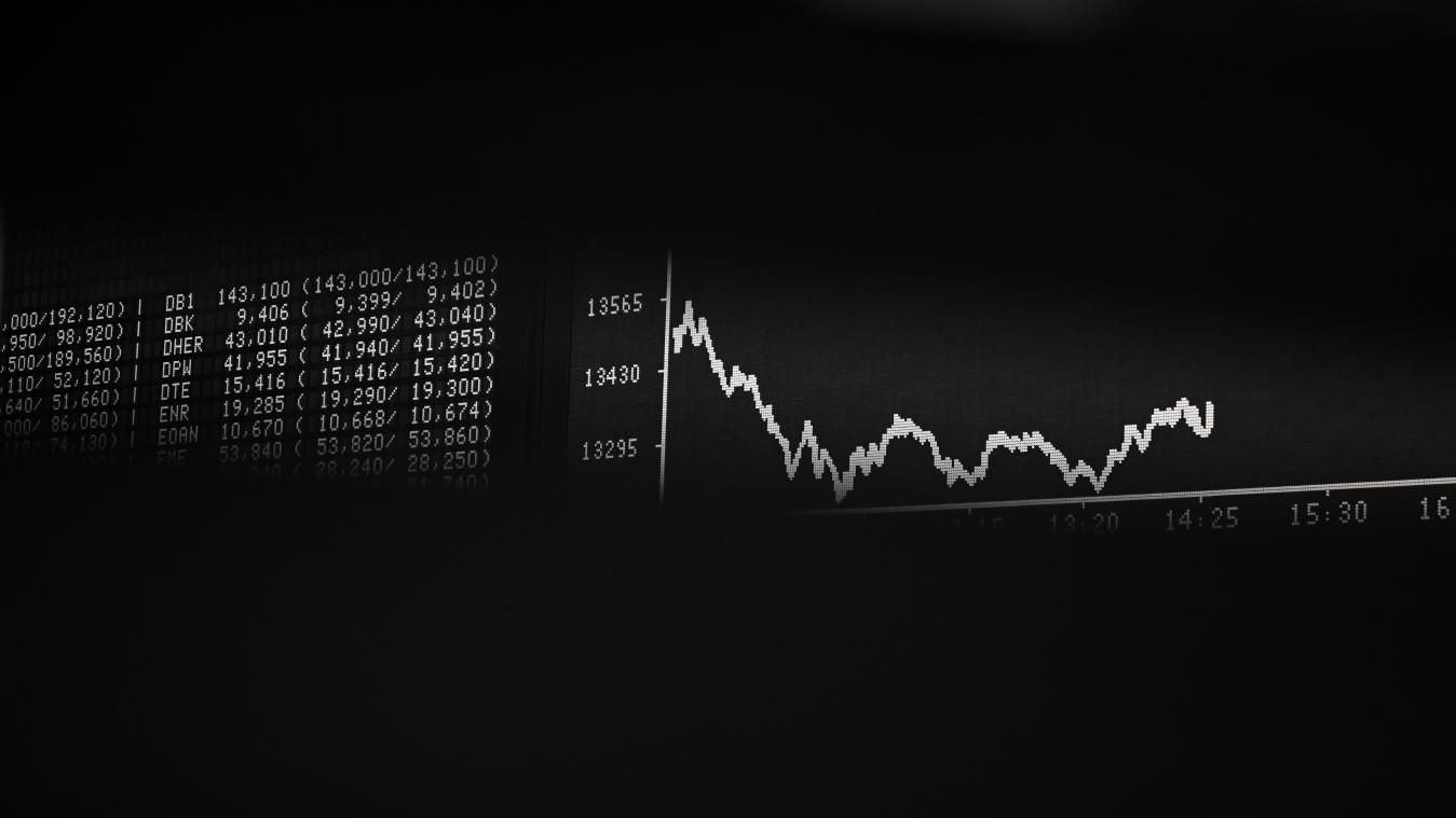 <p>Aktienkurse auf Talfahrt.</p>