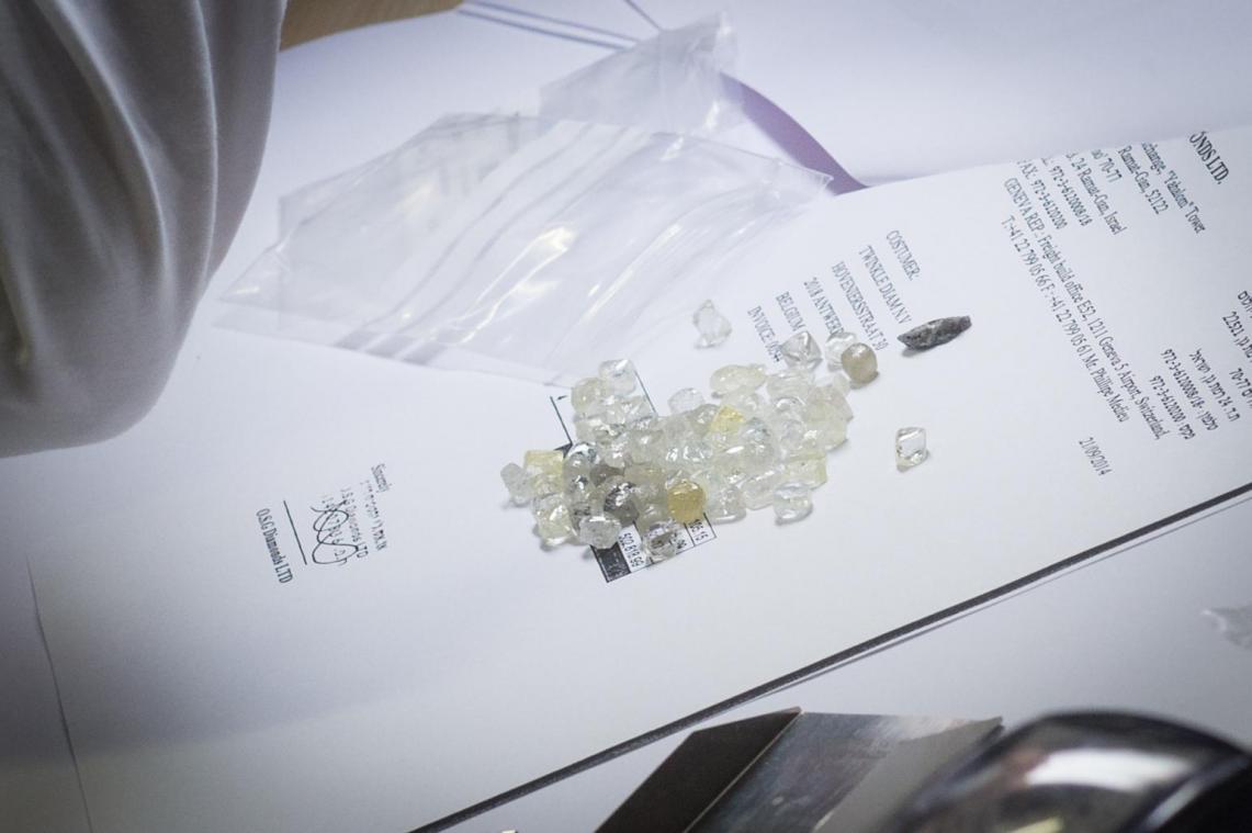 <p>Russische Diamanten belasten belgische Händler</p>
