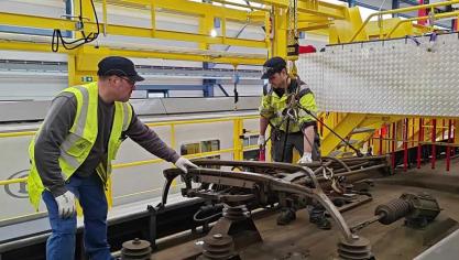 <p>[Video] Schnellere Reparaturen, mehr verfügbare Züge: Neue SNCB-Halle in Ostende</p>
