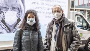 <p>Ohne Stimme: BVAS-Sprecherin Sylvie Geurts (BVAS) und Absym-Präsident Luc Henry (v.l.).</p>