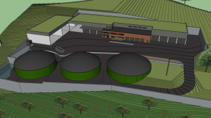 <p>Die in Refat unweit der Autobahn geplante Biogasanlage ist nach Angaben von Alwin und Guido Lenges so konzipiert, dass sie von keiner Seite einsehbar sein wird. Auch die Geräusch- und Geruchsemissionen sollen denkbar niedrig ausfallen, weil die gesamte Anlage unterirdisch bzw. in Hallen untergebracht wird.</p>