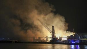 <p>Das Feuer war gegen 17.30 Uhr ausgebrochen.</p>