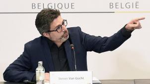 <p>Nach dem Konzertierungsausschuss gab der Virologe Steven Van Gucht ausführlich Auskunft über die aktuelle Situation an der Corona-Front.</p>