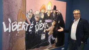 <p>Aktuell und noch bis März ist in der Abtei von Stavelot die Karikaturenausstellung „Zeichnen in Frieden“ zu sehen.</p>