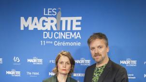 <p>Erhielten den Preis für den besten Film: Ann Sirot und Raphaël Balboni</p>