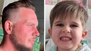 <p>Dave De Kock und der kleine Dean.</p>