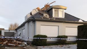 <p>Hier im flämischen Deinze wütete Franklin in der Nacht zum Montag.</p>