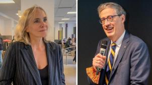 <p>Sowohl Anne-Sophie Nyssen als Jean Winand sind scharf auf das Amt.</p>