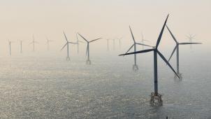 <p>Belgische Windräder in der Nordsee</p>
