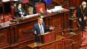 <p>Insgesamt viereinhalb Jahre war der Senat das berufliche Zuhause von Alexander Miesen.</p>