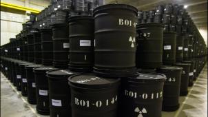 <p>Lager des Atommüll-Entsorgungunternehmens Belgoprocess in Dessel</p>