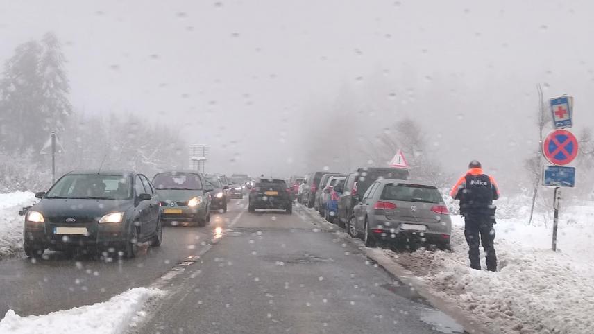 <p>Dichtes Gedränge am Sonntag auf dem Hohen Venn.</p>