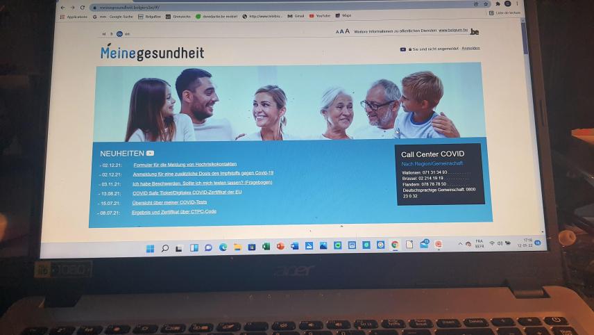 <p>Auf meinegesundheit.be kann man seine persönliche Patientenakte einsehen.</p>