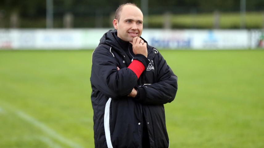 <p>Trainer Michael Aussems - Rocherath (©Foto Ch Fischer)</p>