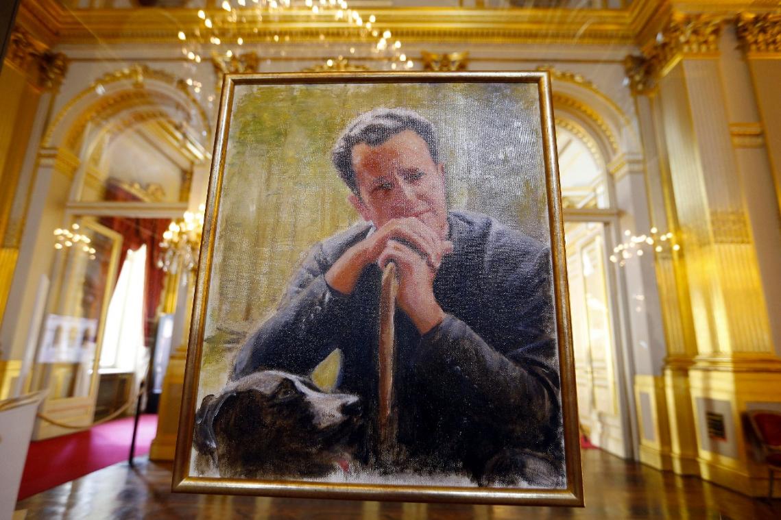 <p>So hat König Philippe seinen Onkel, König Baudouin, porträtiert. Das Gemälde wurde unlängst im Palast in Brüssel ausgestellt. Foto: Belga</p>