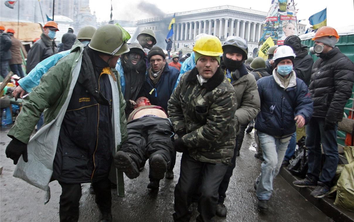 <p>Vor fünf Jahren starben auf dem Maidan die meisten Menschen. Bislang hat sich ihr Opfer nicht gelohnt: Das Land stagniert.</p>