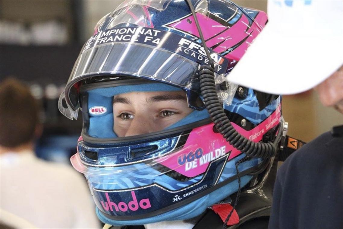 <p>Ugo de Wilde, einer der drei belgischen Nachwuchsfahrer 2019 in der Formel Renault.</p>