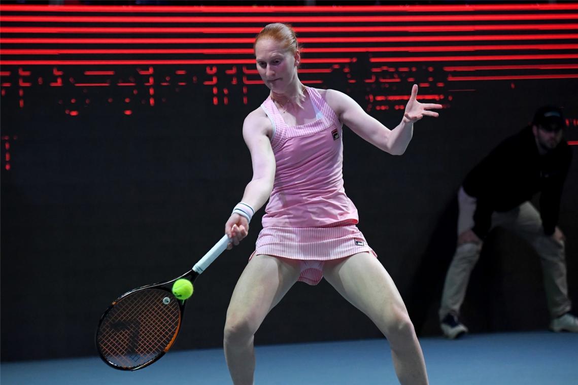 <p>Alison Van Uytvanck gewann am Sonntag das Tennisturnier in Budapest.</p>
