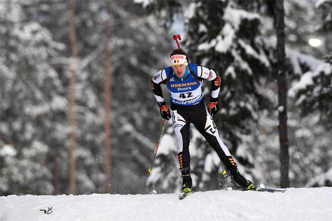 <p>Florent Claude hatte bei der Biathlon-WM in Östersund mit mehr gerechnet.</p>