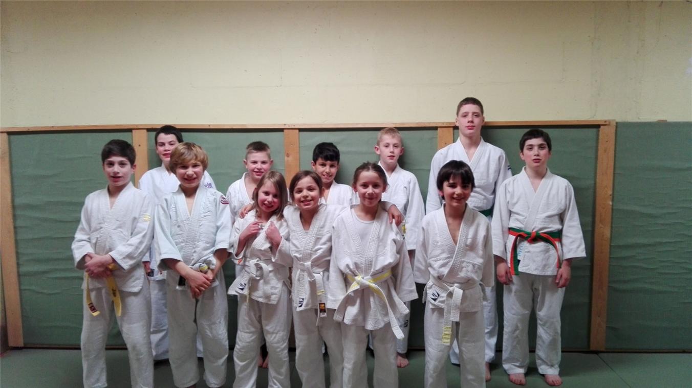 <p>Ein Teil der Delegation des Judo &amp; Ju-Jitsu Club Eupen in Stavelot.</p>
