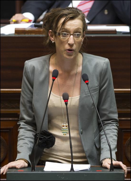<p>Kattrin Jadin, einzige deutschsprachige Kammerabgeordnete, hofft auf eine Wiederwahl.│Bild: Photo News</p>