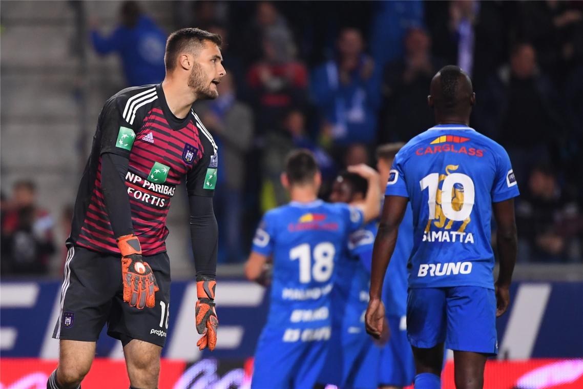 <p>Anderlecht-Torwart Didillon musste drei Mal hinter sich greifen. Genk hingegen startete eindrucksvoll in die Play-off 1.</p>