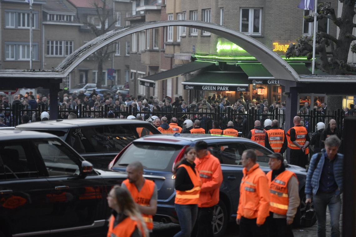 <p>Einige Anderlecht-Fans gingen auf die Barrikaden.</p>