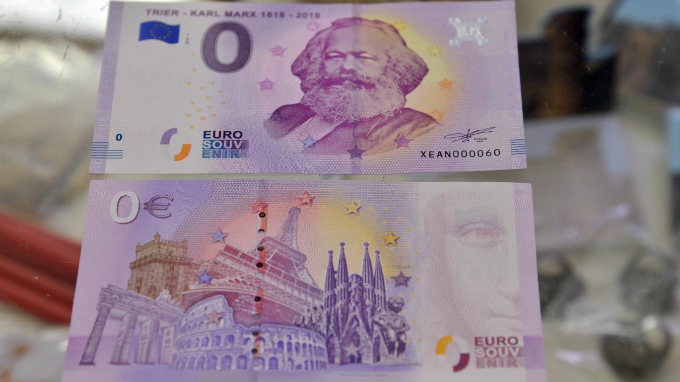 <p>Der zum 200. Geburtstag von Karl Marx vor rund einem Jahr aufgelegte Null-Euro-Schein ist weiterhin ein Verkaufshit.</p>