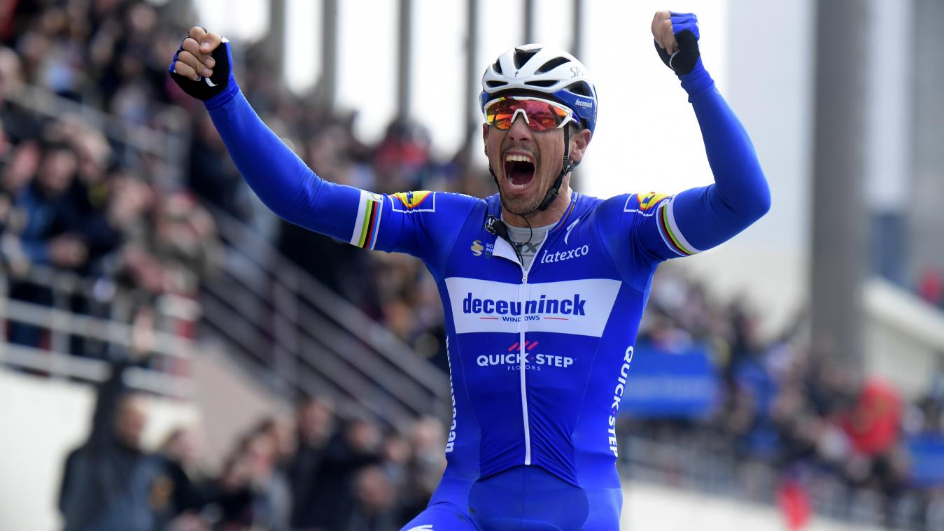 <p>Belgischer Sieg in Roubaix: Philippe Gilbert.</p>