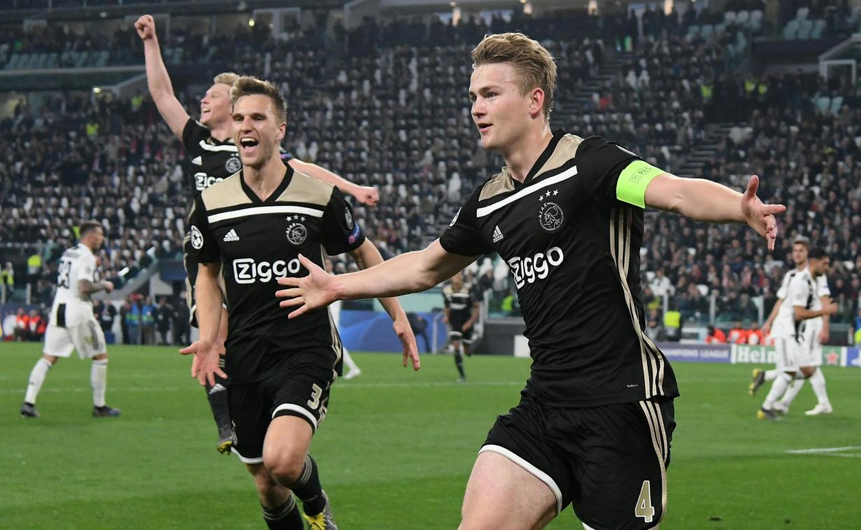 <p>Matthis de Ligt schoss Ajax mit seinem Tor in das Halbfinale.</p>