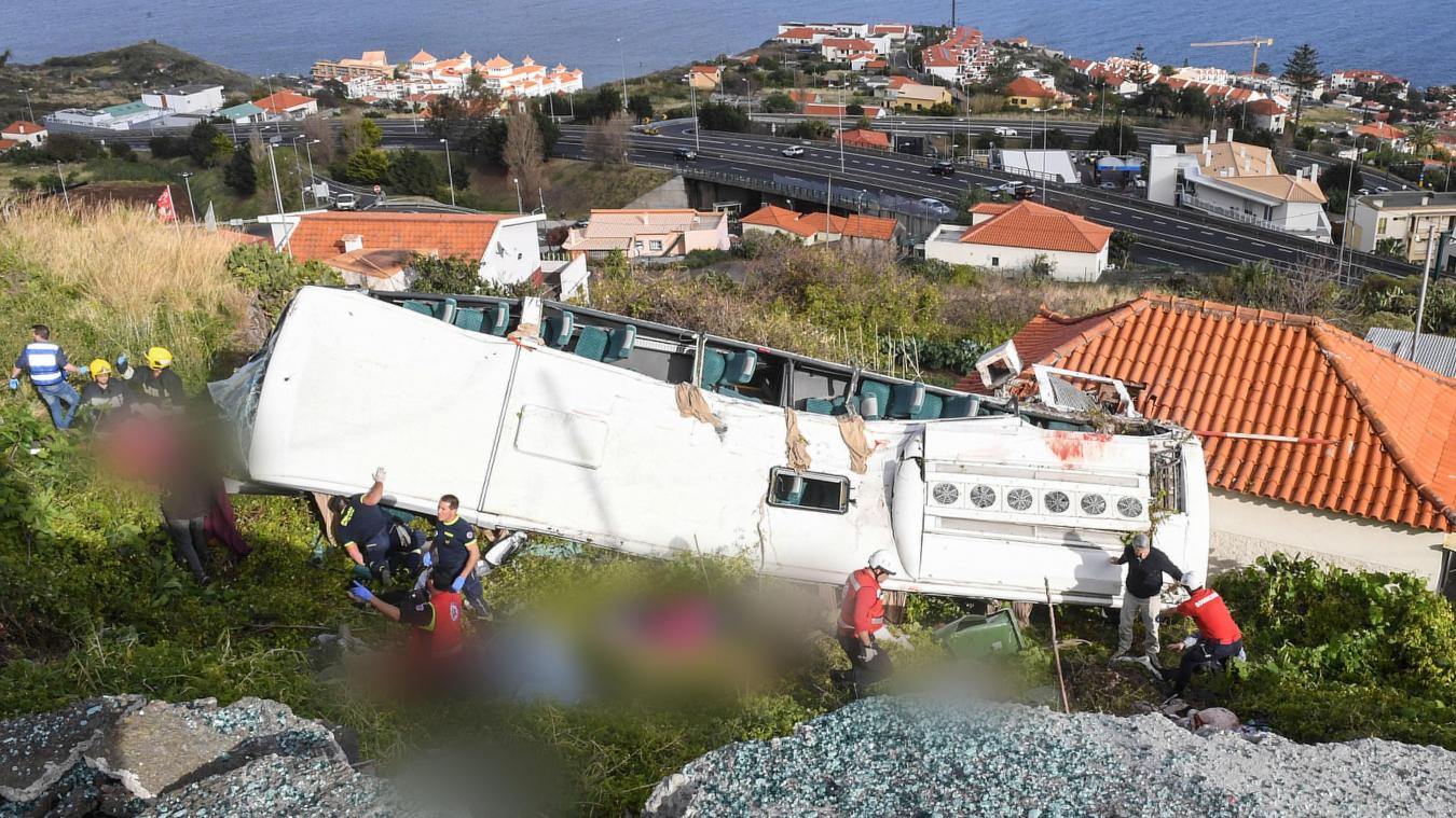 <p>Der Busunfall ereignete sich unweit von Funchal.</p>