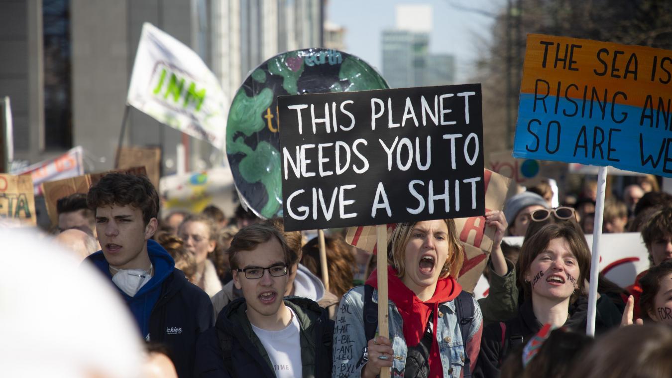 <p>Mit den Protestmärschen fordern die jungen Aktivisten die belgische Regierung auf, effektivere Maßnahmen zur Rettung des Weltklimas zu ergreifen.</p>