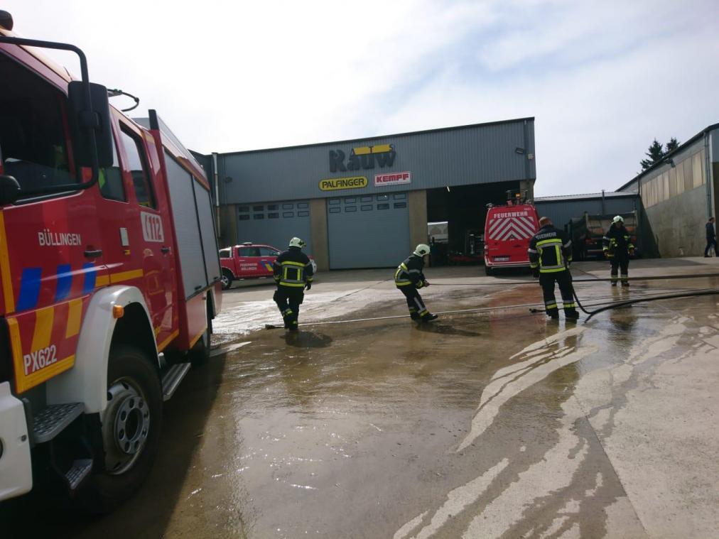 <p>In dem Büllinger Fahrzeugbauunternehmen ATS Rauw hat es am Dienstagvormittag gebrannt.</p>