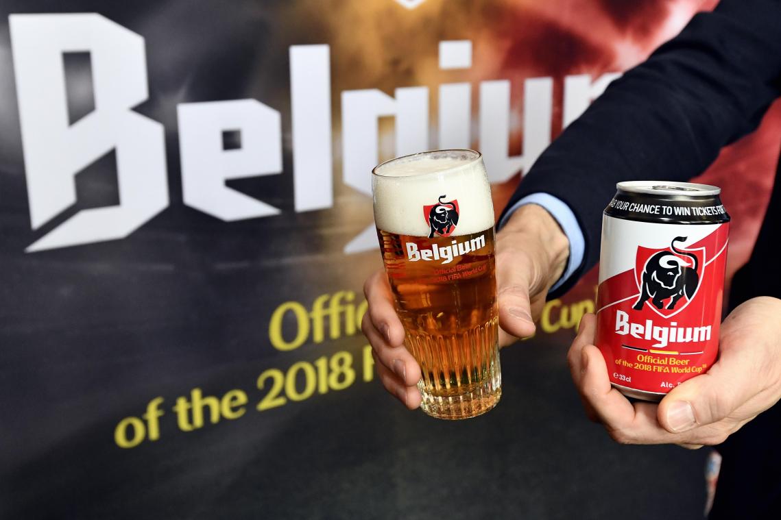 <p>Während der letzten Weltmeisterschaft 2018 spielte Jupiler in Belgien an vorderster Werbefront mit.</p>