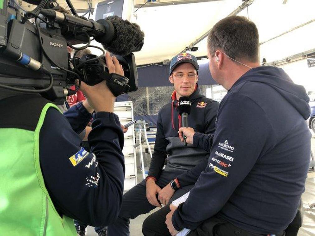 <p>Thierry Neuville ist nach seinem Unfall wieder fit. Er gab in Chile schon fleißig Interviews.</p>