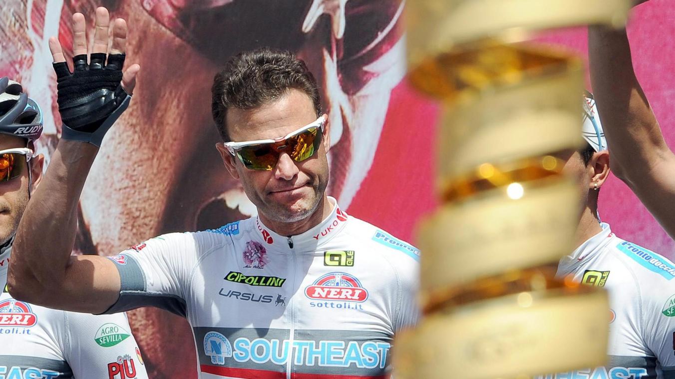 <p>Alessandro Petacchi beim Giro d'Italia im Jahr 2015</p>