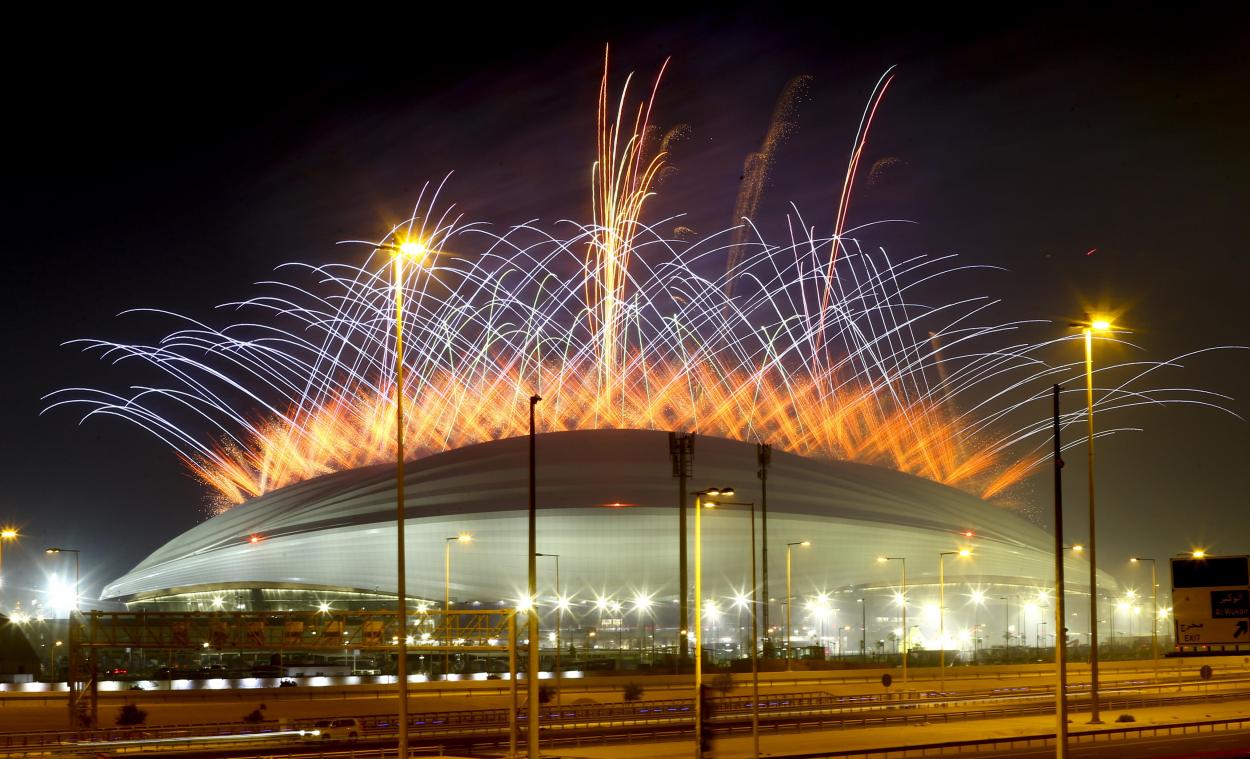 <p>Al-Wakrah-Stadion als erster Neubau für WM 2022 eröffnet</p>

