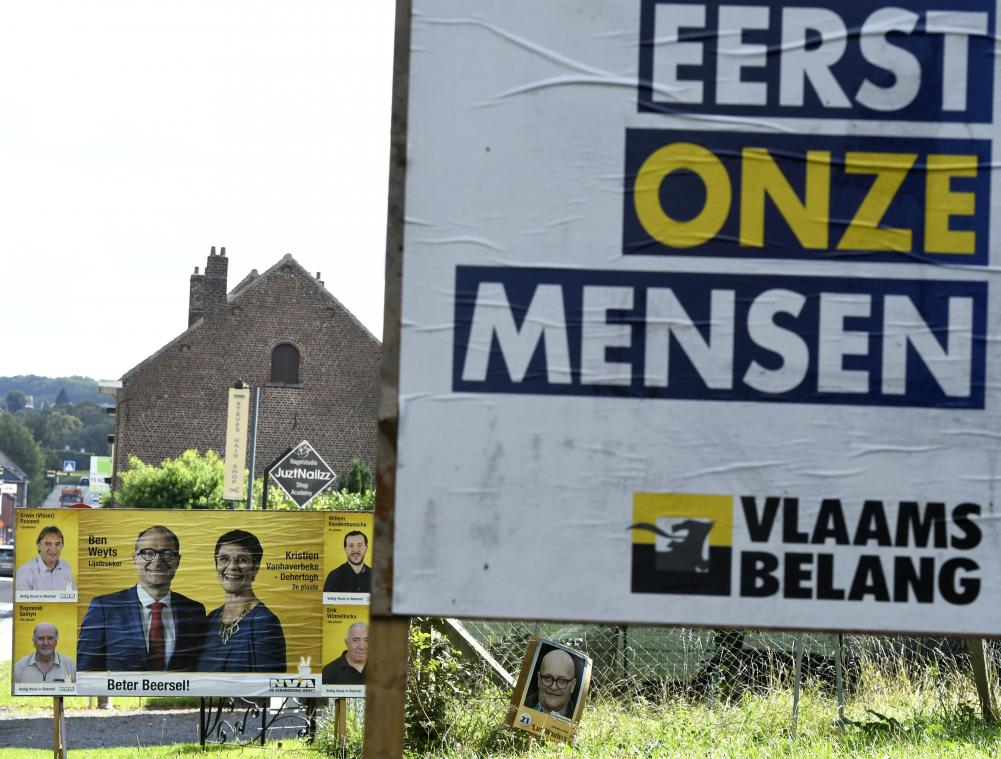 <p>Laut Wählerumfrage erlebt Flandern ein Comeback des Vlaams Belang.</p>
