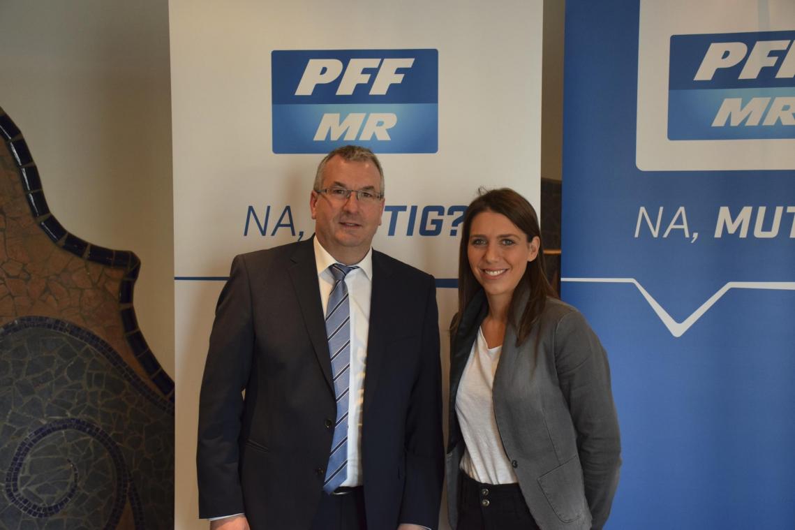 <p>Pierre-Yves Jeholet und Christine Mauel sind die liberalen Vertreter des zweisprachigen Wahlbezirks Verviers im wallonischen Parlament.</p>