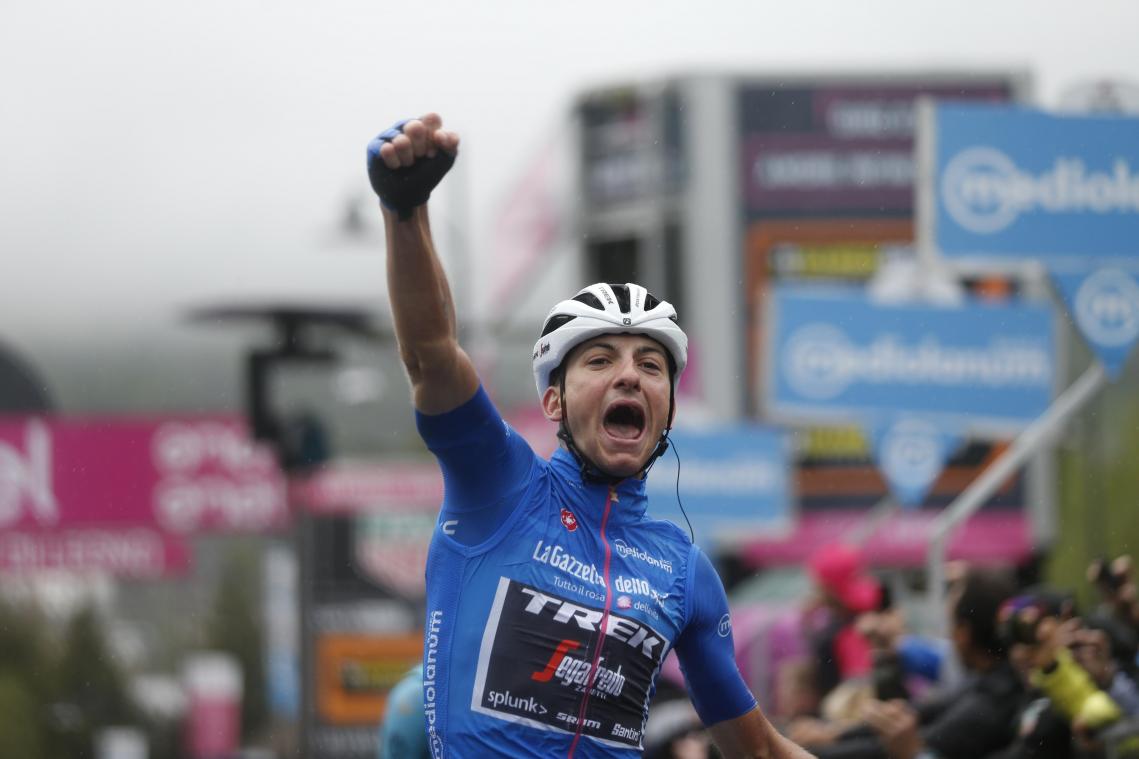 <p>Giulio Ciccone gewann die Königsetappe des diesjährigen Giro.</p>