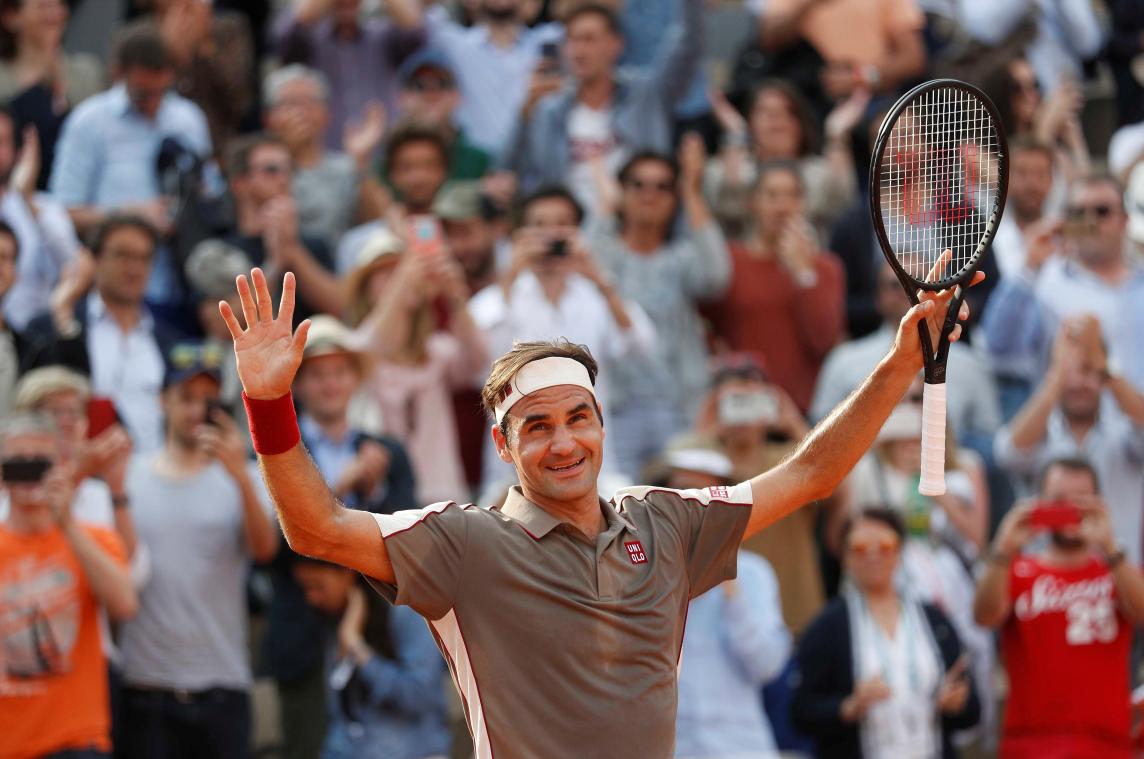 <p>Roger Federer steht nach seinem Sieg über Stan Wawrinka im Halbfinale der French Open.</p>