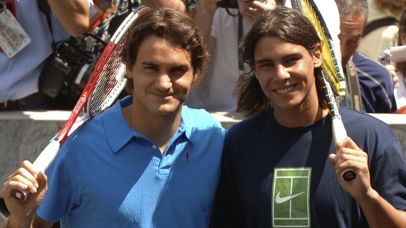 <p>Vor 14 Jahren trafen Roger Federer und Rafael Nadal zum ersten Mal bei den French Open aufeinander.</p>