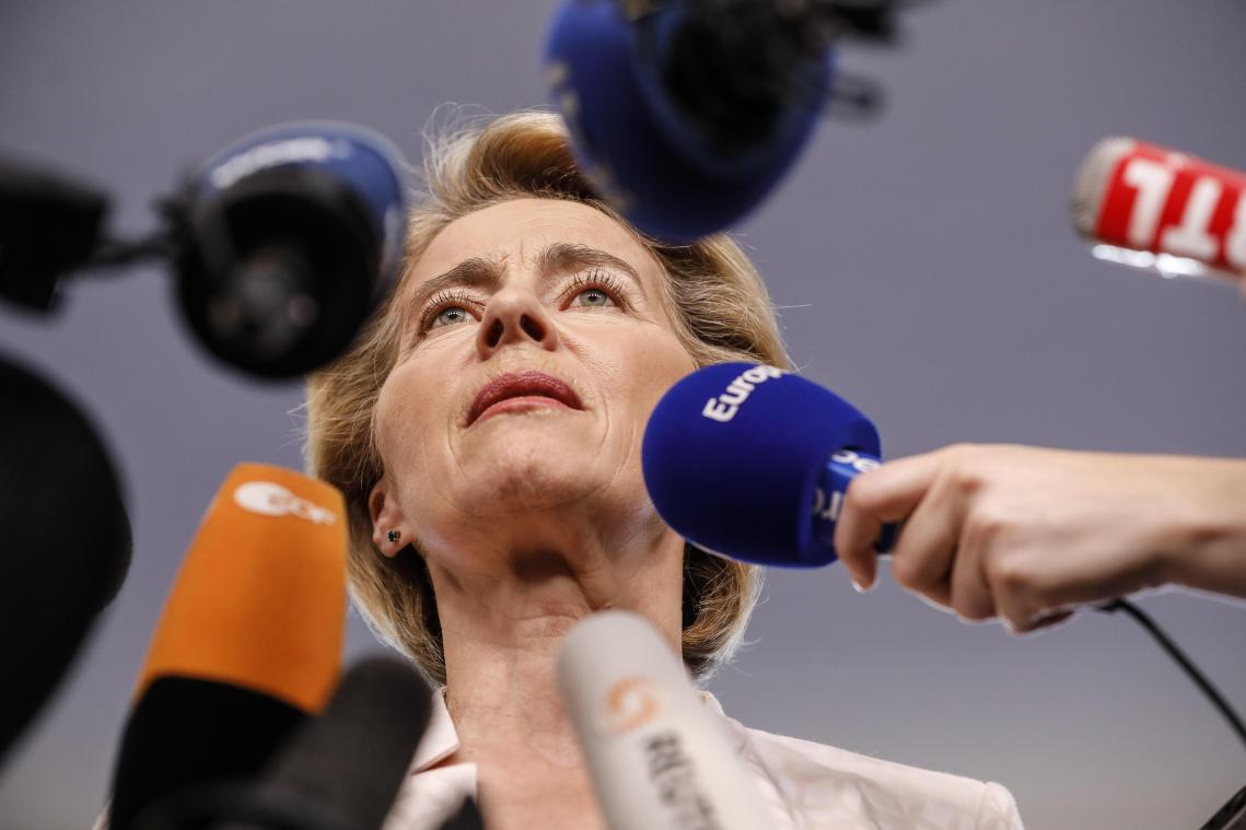 <p>Bei den Medien derzeit mehr gefragt als bei den EU-Parlamentsfraktionen: Ursula von der Leyen, designierte Nachfolgerin von Jean-Claude Juncker.</p>