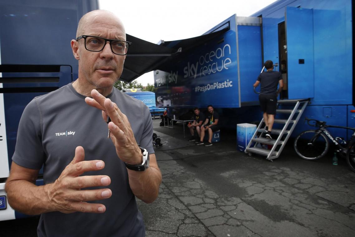 <p>Dave Brailsford ist der entscheidende Mann hinter den Tour-Erfolgen von Bradley Wiggins, Christopher Froome und Geraint Thomas. Auch in den kommenden drei Wochen will er einen aus seinem Ineos-Team zum Gesamtsieg in Paris führen.</p>