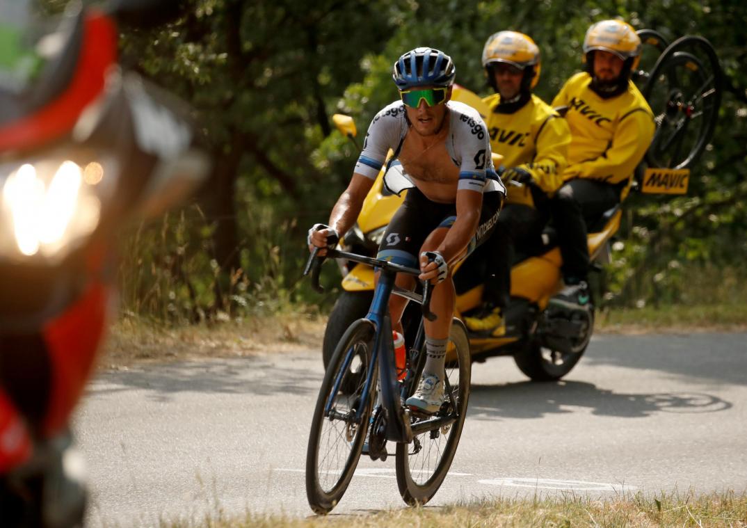 <p>Matteo Trentin schüttelte am Col de la Sentinelle seine Ausreißergefährten ab.</p>