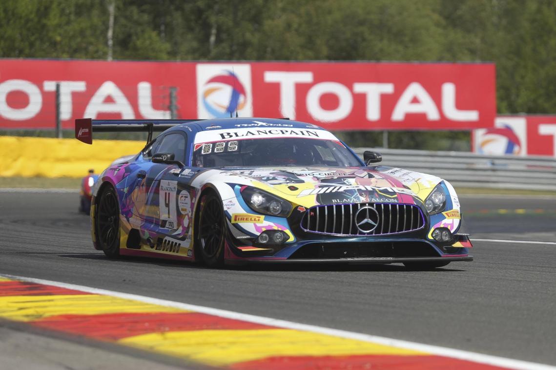 <p>Der Mercedes-AMG von Engel-Buurmam-Stolz steht auf der Pole.</p>