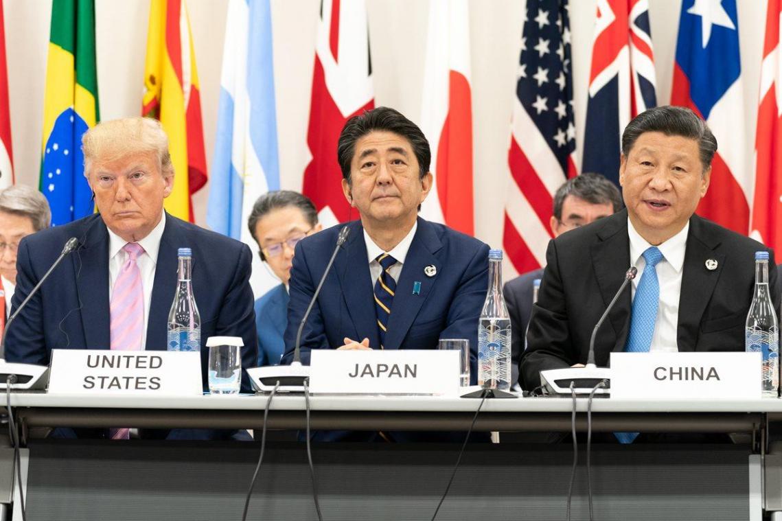 <p>Trotz böser Mienen: Beim G20-Treffen Ende Juni in Japan konnte die Welt noch auf eine Beilegung des Handelsstreits der USA mit China hoffen.</p>