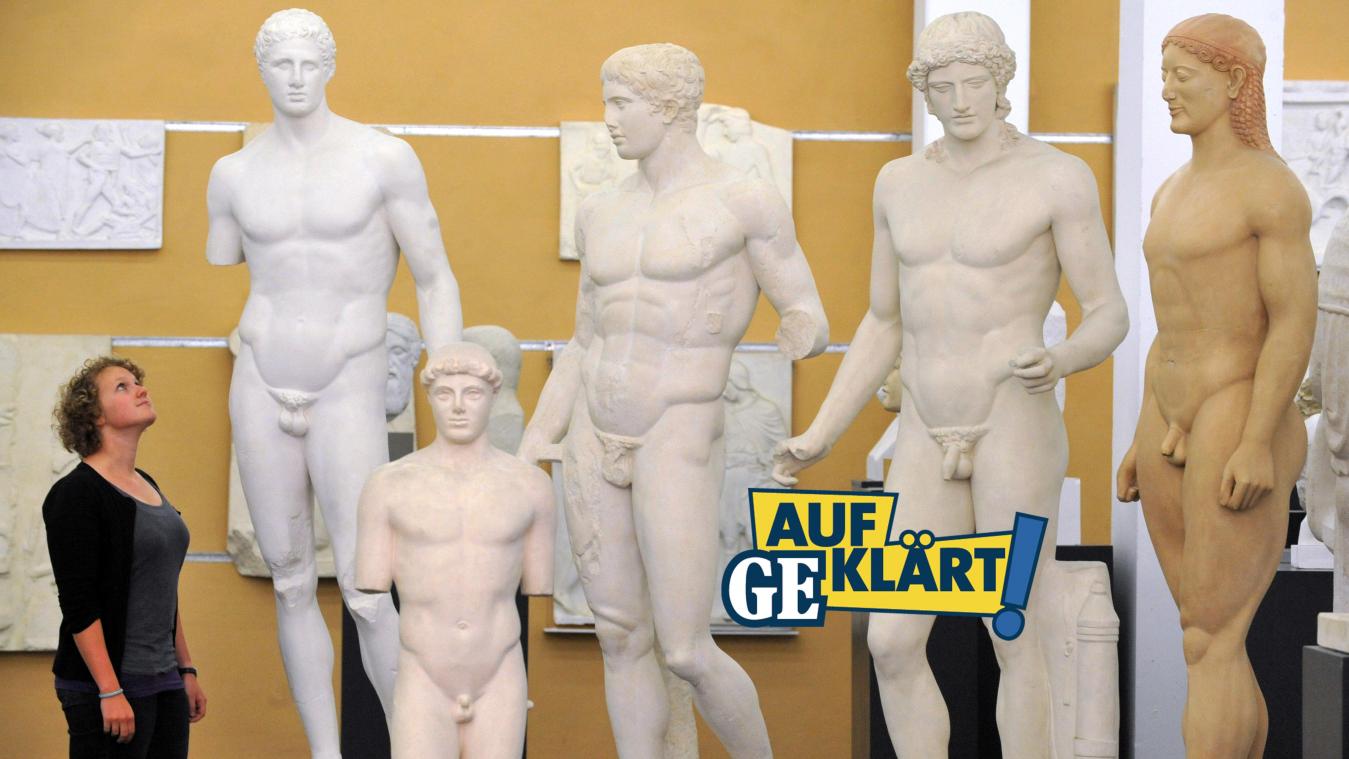 <p>Wer kennt sie nicht: Statuen aus der Antike, die unbekleidete Menschen zeigen.</p>